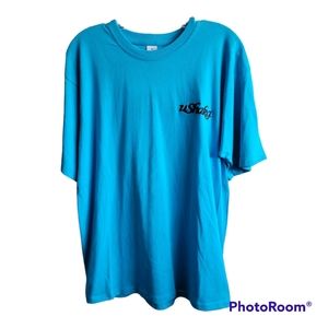 USHAKA Blue Tshirt with Kingdom Zulu Patch.